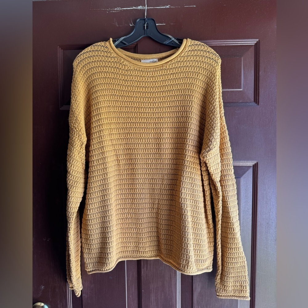 Universal Thread Gold Cotton Sweater Size L